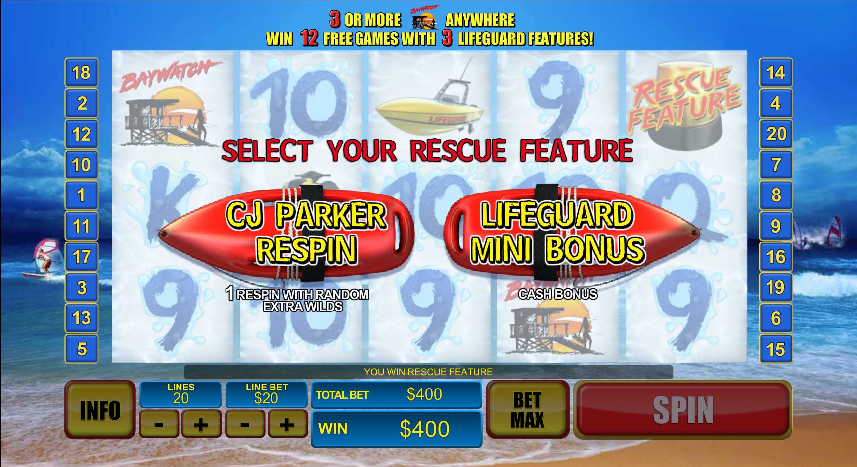 Baywatch Slot screenshot