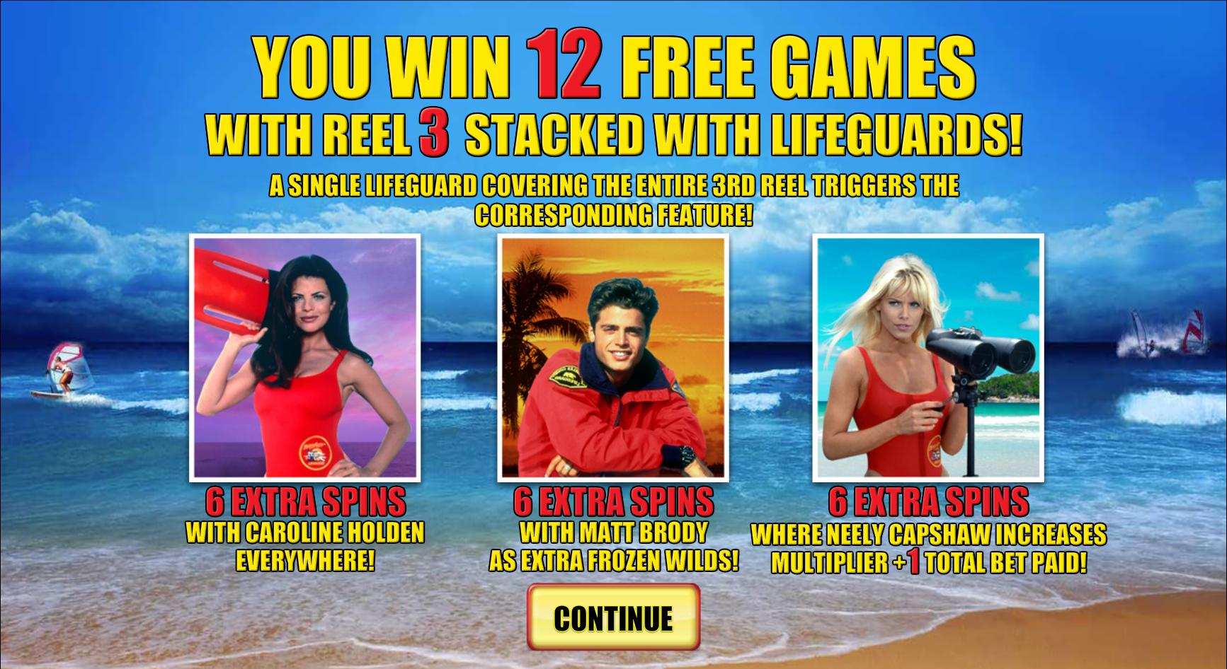 Baywatch Slot screenshot