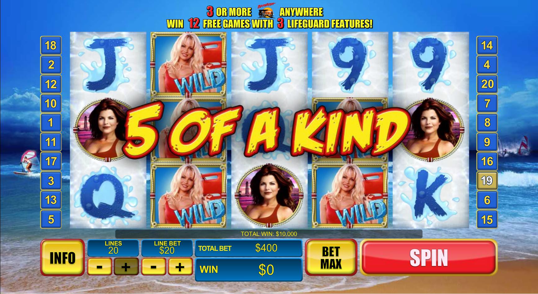 Baywatch Slot screenshot